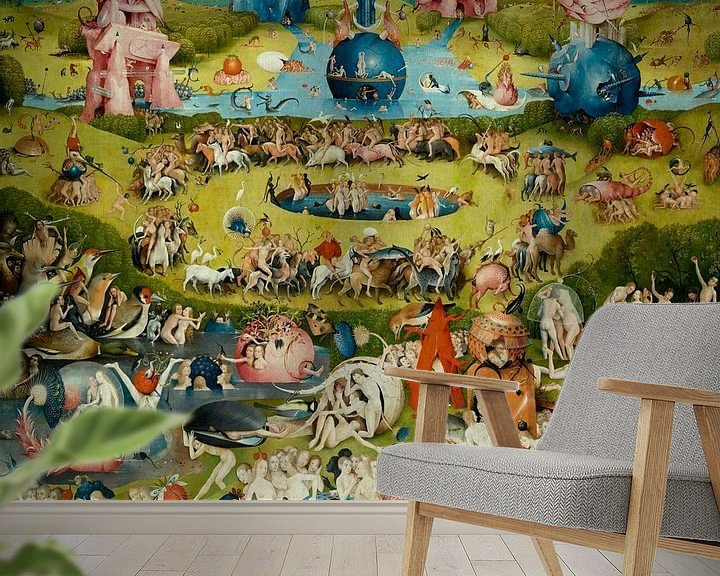 Der Garten der Lüste, Hieronymus Bosch ArtFrame, Leinwand, Poster und
